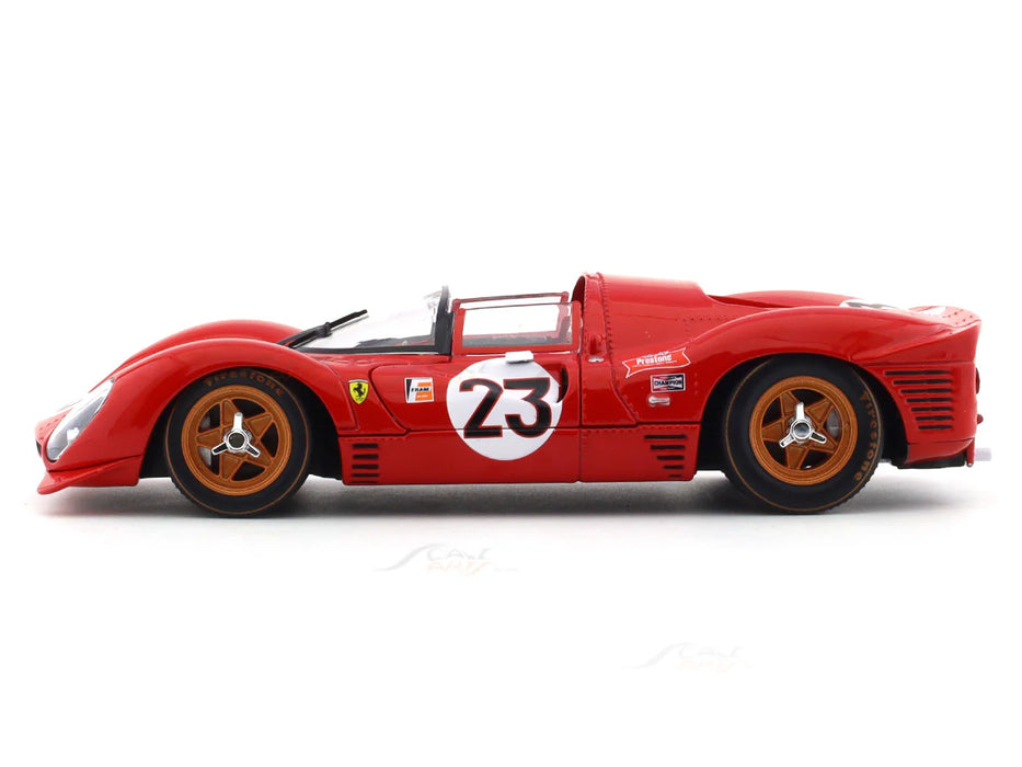 1967 Ferrari 330 P4 Daytona 1:24 Bburago licensed diecast Scale Model car collectible