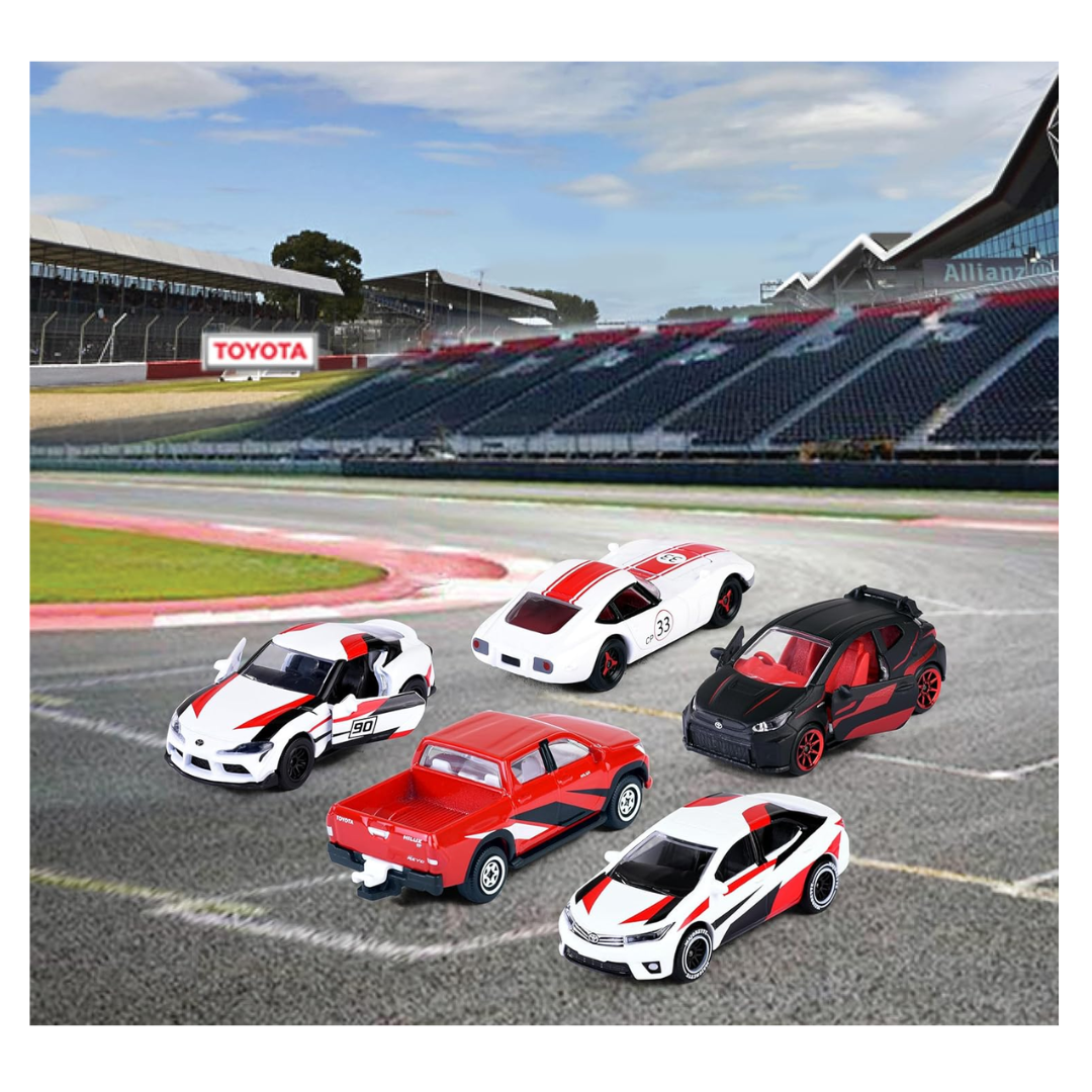Majorette Japan Racer 5 Pieces Gift Pack | Licensed Toyota Models
