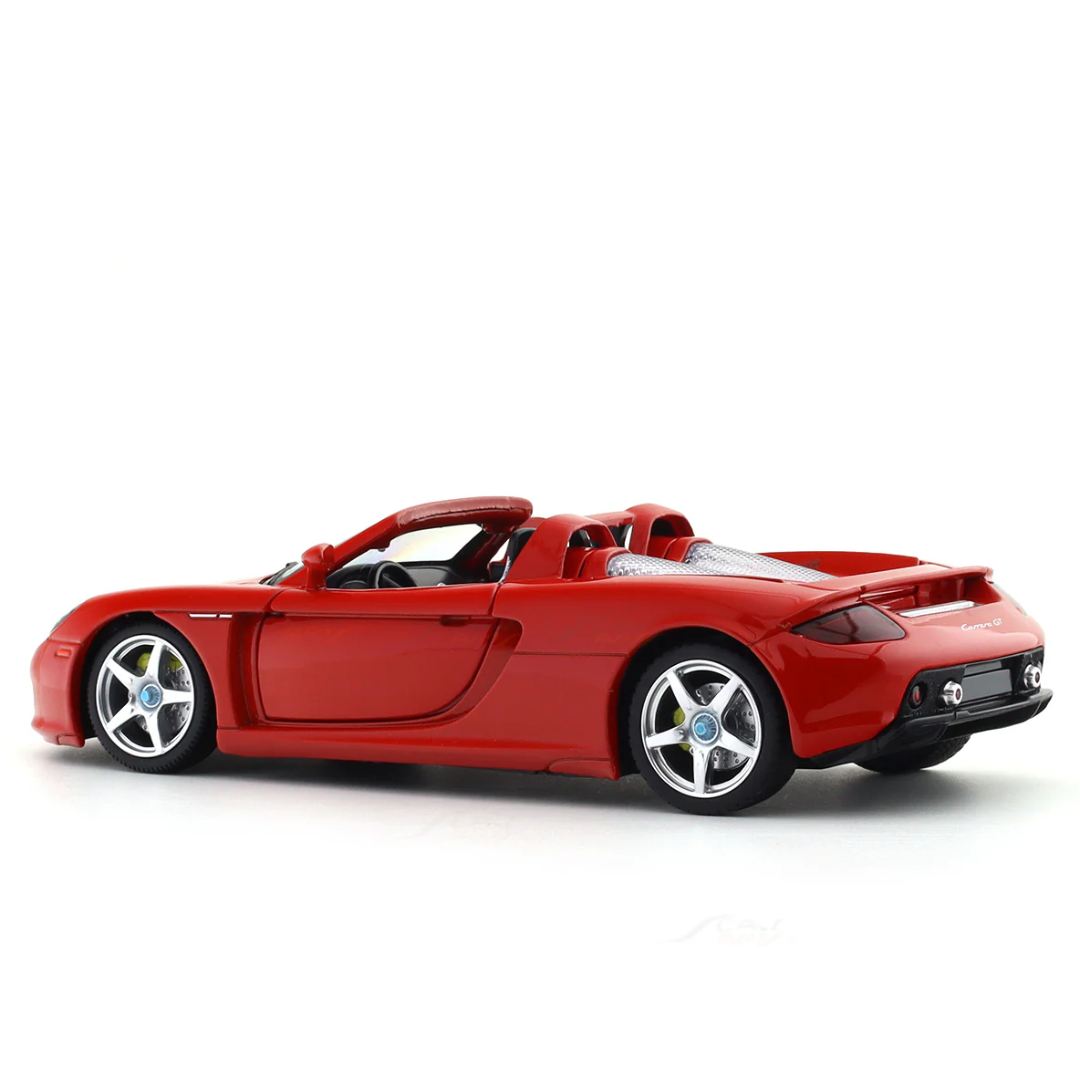 Porsche Carrera GT Red 1:24 MSZ licensed diecast Scale Model car collectible