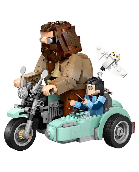 LEGO Harry Potter Hagrid & Harry's Motorcycle Ride, Magical Toy 617 Pieces - 76443