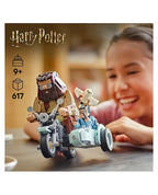 LEGO Harry Potter Hagrid & Harry's Motorcycle Ride, Magical Toy 617 Pieces - 76443