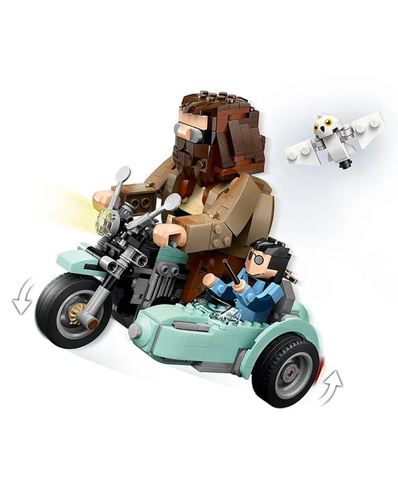 LEGO Harry Potter Hagrid & Harry's Motorcycle Ride, Magical Toy 617 Pieces - 76443
