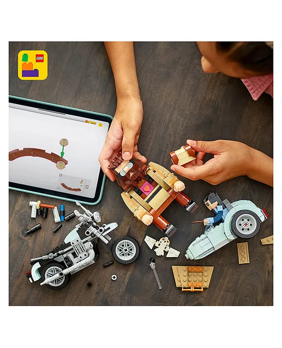 LEGO Harry Potter Hagrid & Harry's Motorcycle Ride, Magical Toy 617 Pieces - 76443