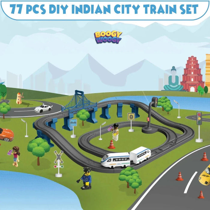 BOOGY WOOGY Diy Indian City Train Set