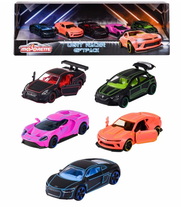 Light Racer Giftpack - 5 Pieces Majorette