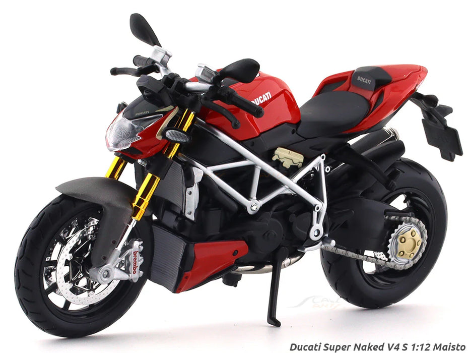 Ducati Super Naked V4 S 1:12 Maisto Licensed Scale Model bike collectible