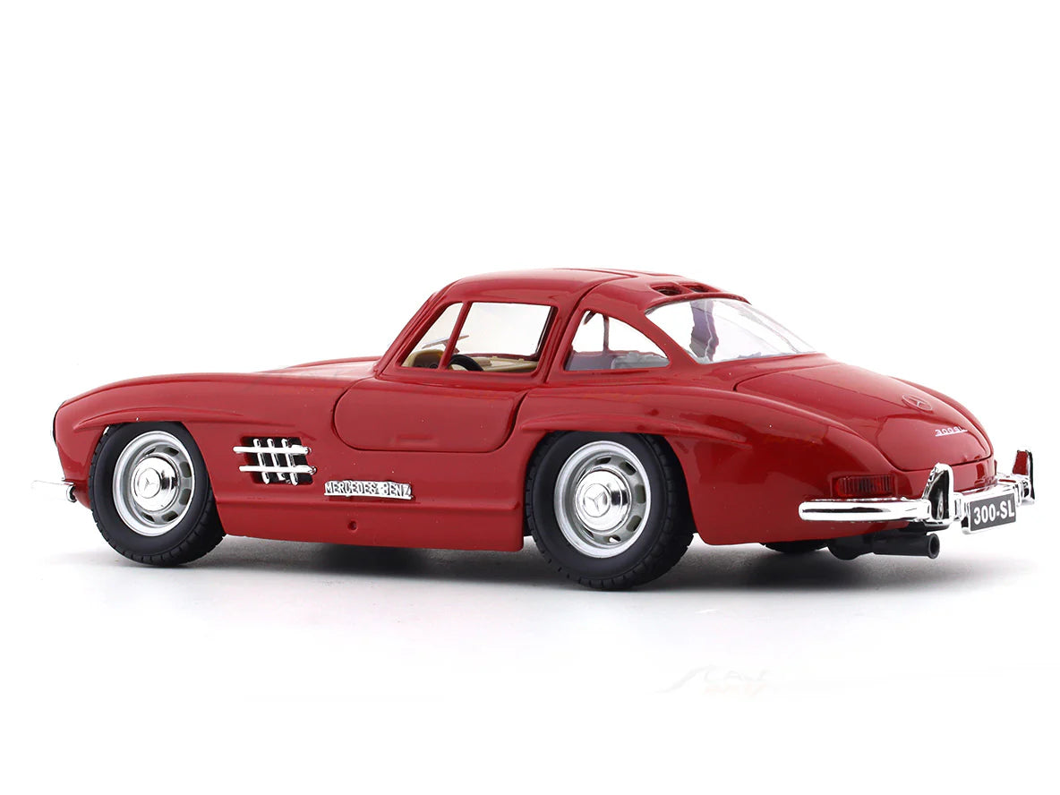 1954 Mercedes-Benz 300 SL Red 1:24 Bburago licensed diecast Scale