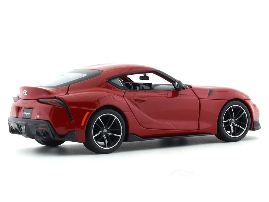 Toyota GR Supra red 1:24 Maisto licensed diecast Scale Model car