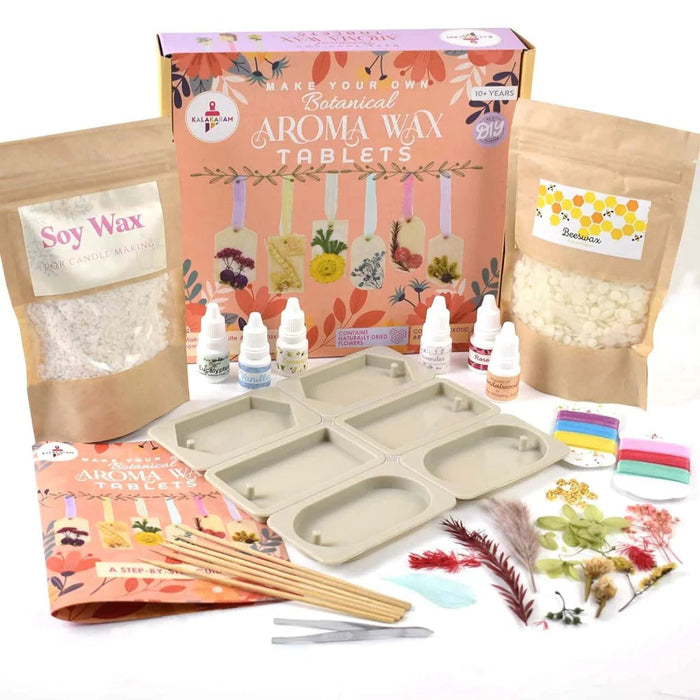 Kalakaram DIY Botanical Aroma Wax Tablet Kit