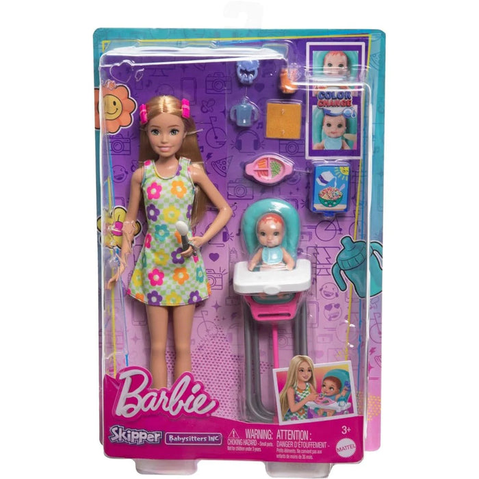 Barbie Skipper Babysitters Inc Dolls & Playset (Green )