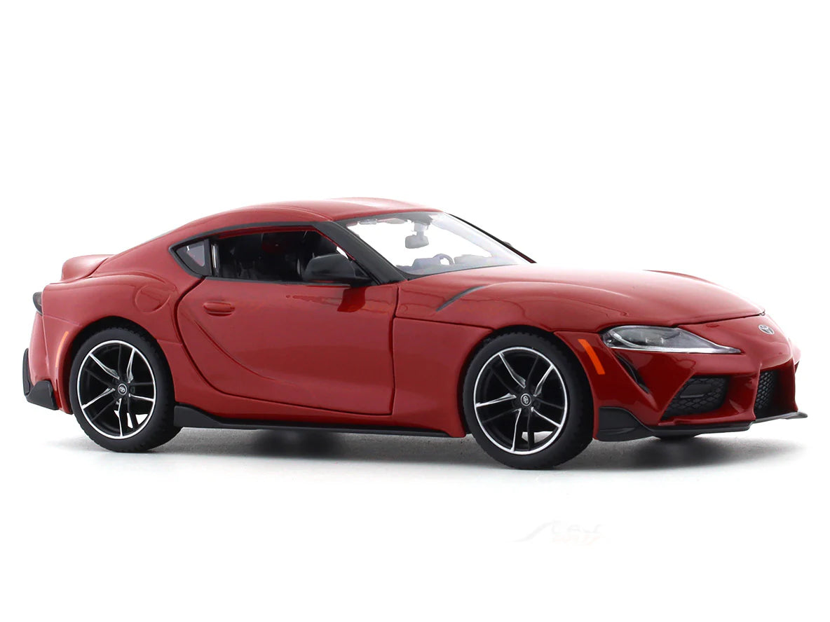 Toyota GR Supra red 1:24 Maisto licensed diecast Scale Model car