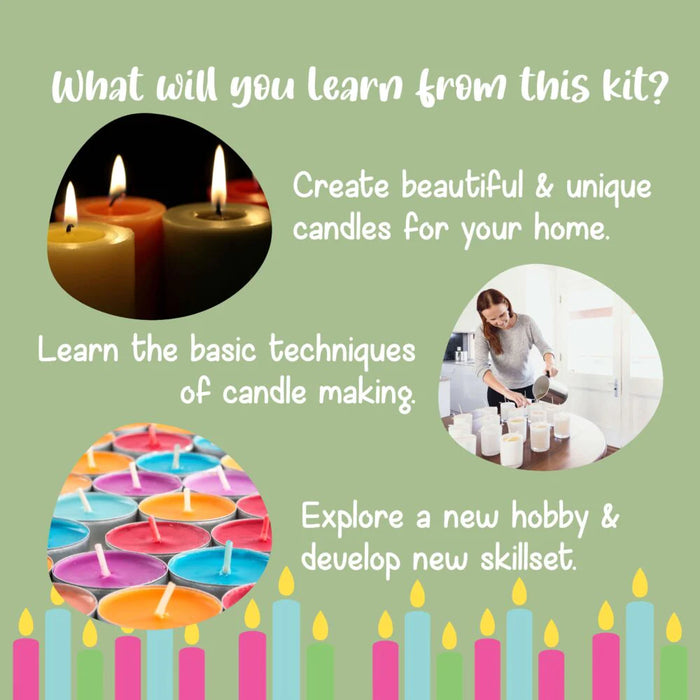 Kalakaram Colored Candle Making Kit