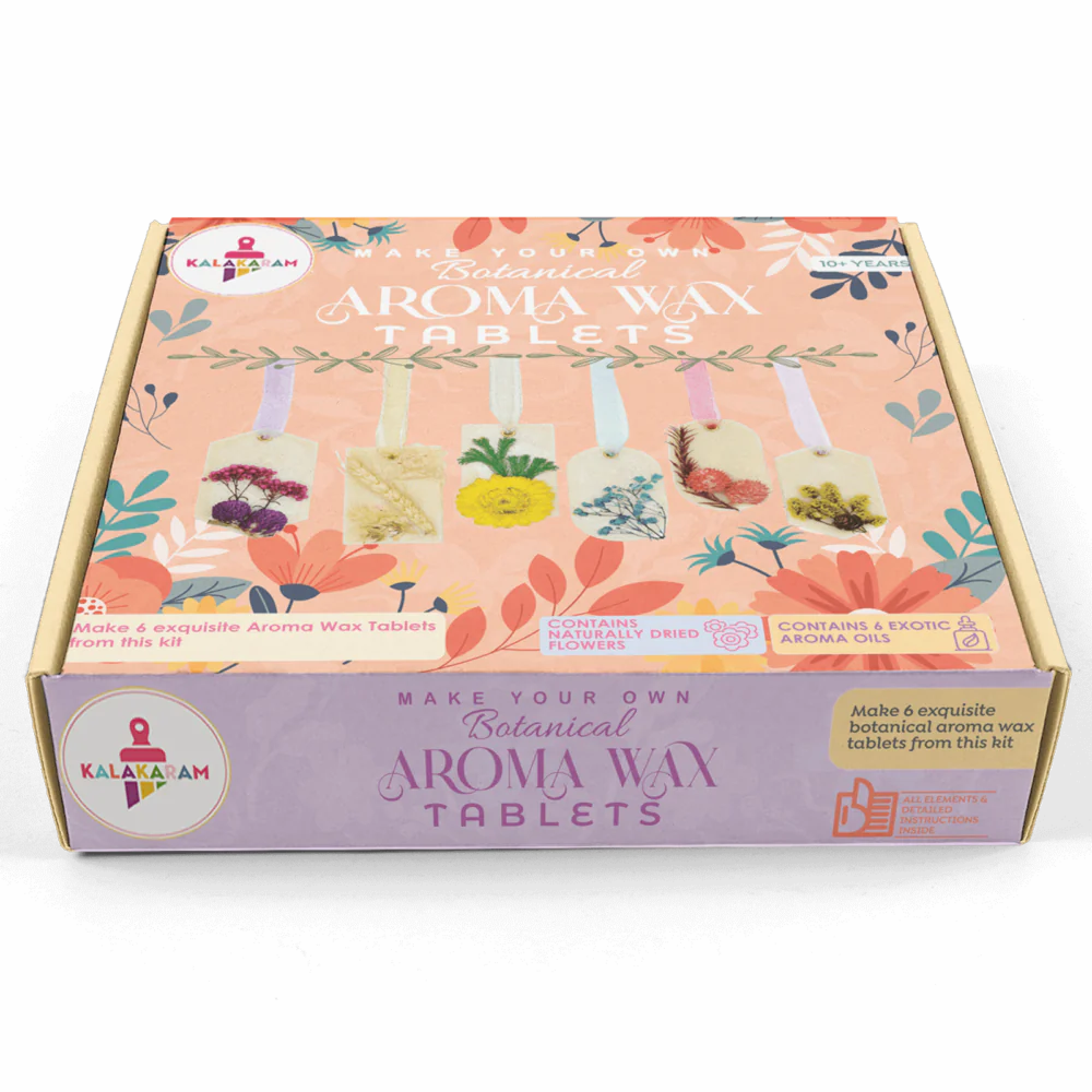 Kalakaram DIY Botanical Aroma Wax Tablet Kit
