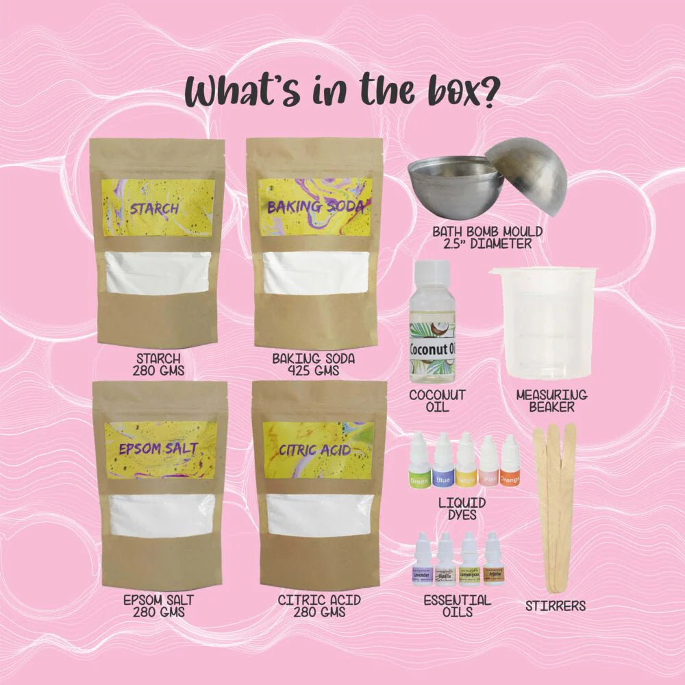 Kalakaram DIY Bath Bombs Kit