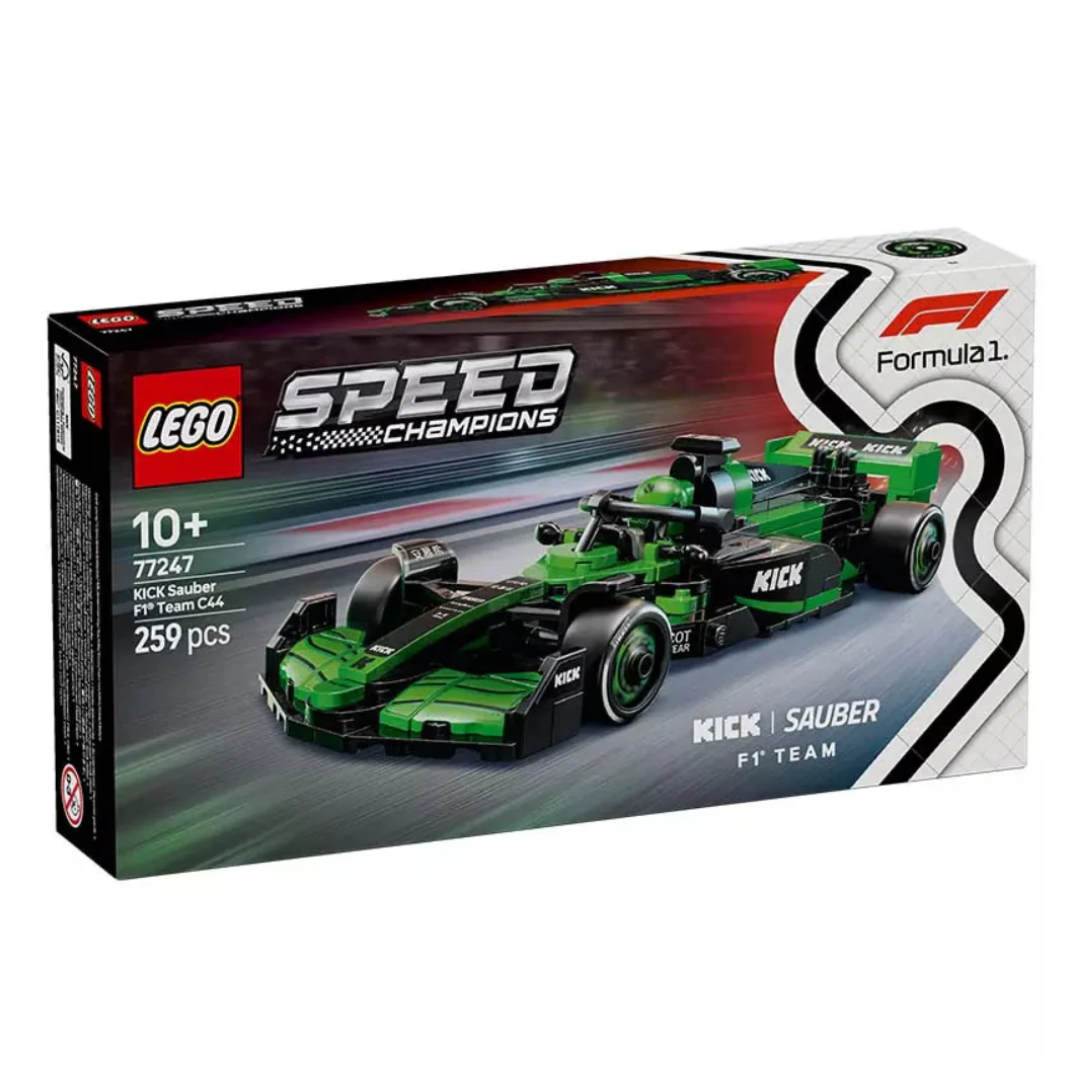 LEGO 77247 Speed Champions KICK Sauber F1 Team C44 Race Car (259 Pieces)