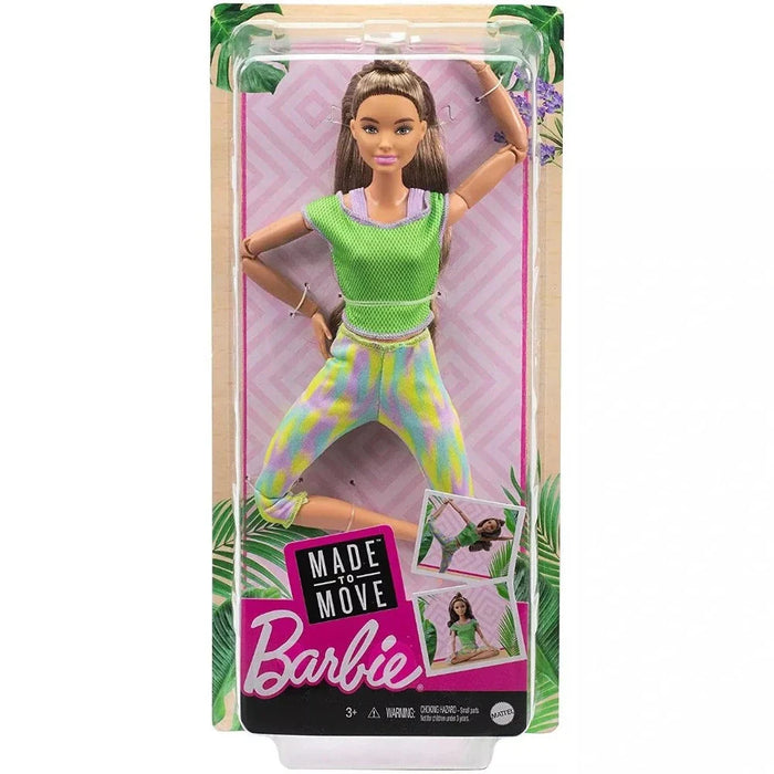 Barbie Made to Move Doll ( Green)