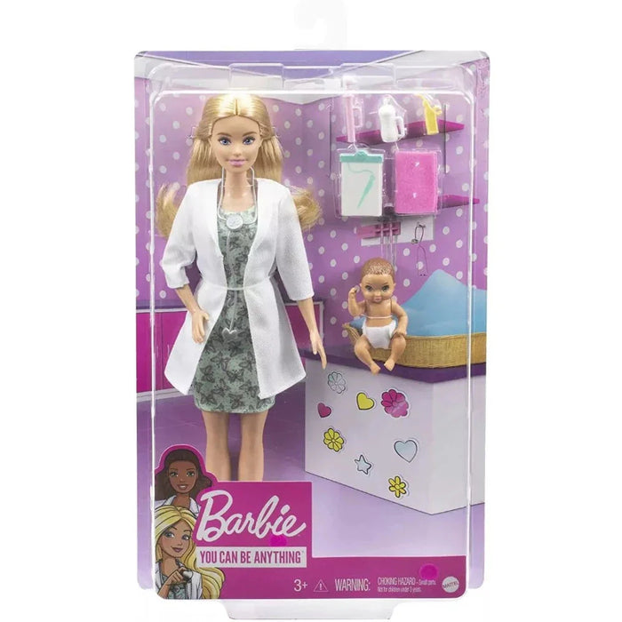 Barbie Baby Doctor Playset - Blonde Doll