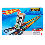 Hot Wheels® Dragstrip Champion™ Playset with One 1:64 Scale Toy Car, Track Set Includes Launcher, Start Gate and Winning Flag