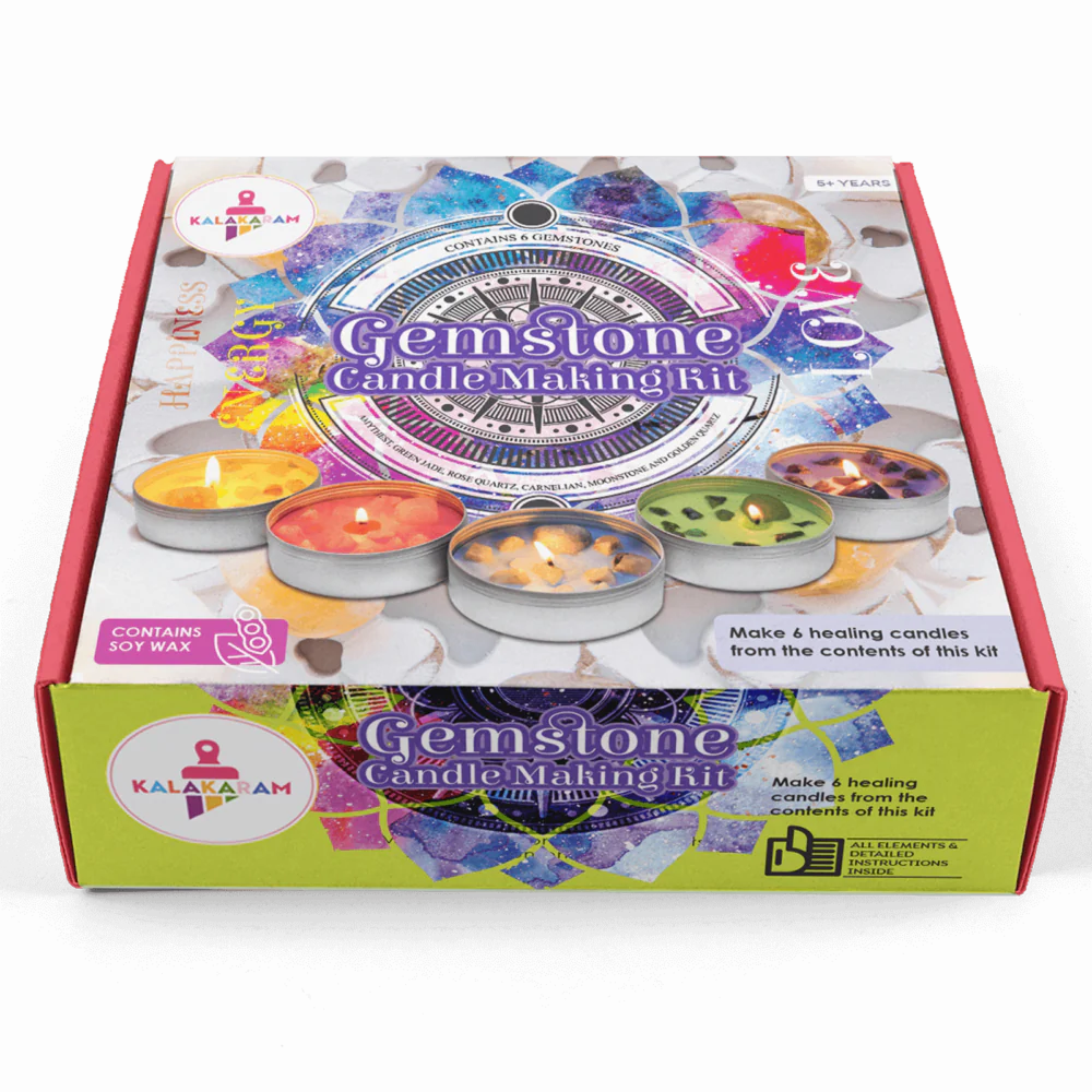 Kalakaram Gemstone Candle Making Kit