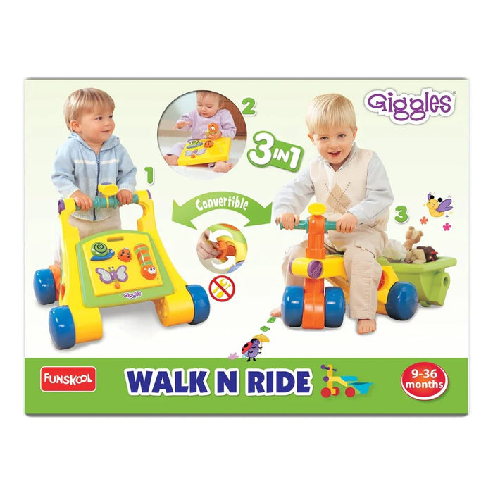 Giggles 3 In 1 Walk N Ride