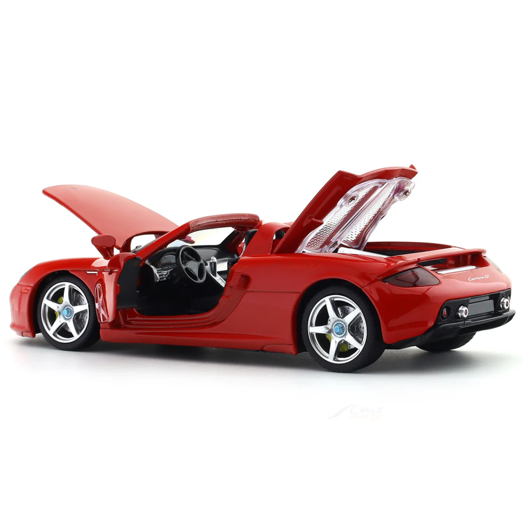 Porsche Carrera GT Red 1:24 MSZ licensed diecast Scale Model car collectible