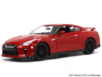 2017 Nissan GT-R 1:24 Bburago diecast Scale Model car