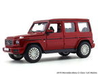 2019 Mercedes-Benz G Class red 1:25 Maisto licensed diecast Scale Model car