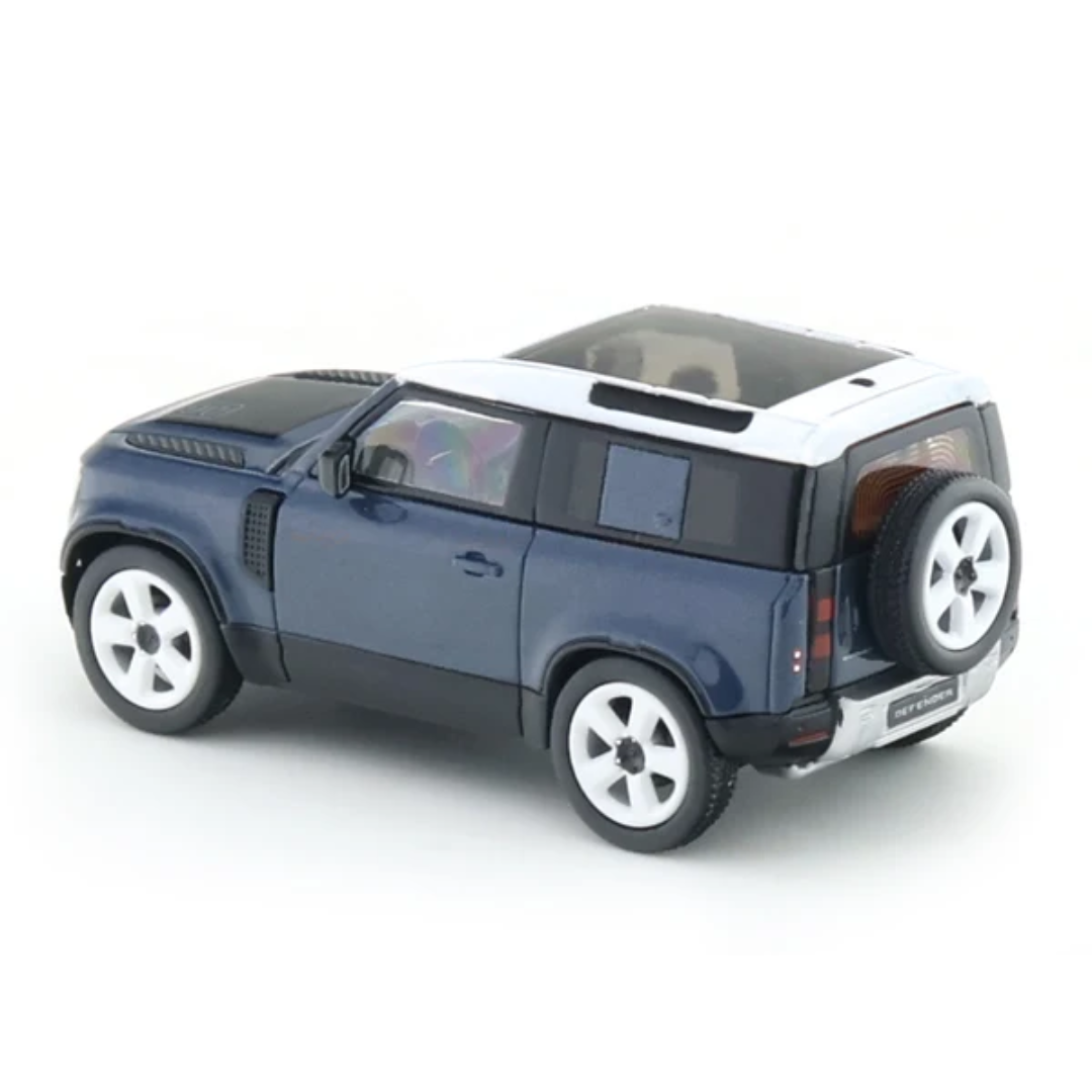 Land Rover Defender 90 Blue 1:64 Shadow Diecast Model Car | Off-Road Adventure Collectible | Buy in India