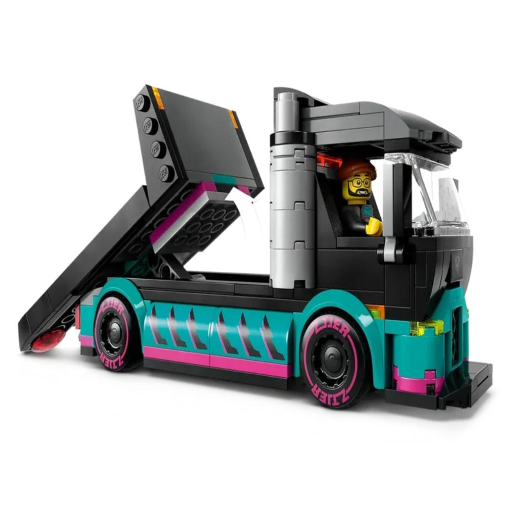 Lego 60406 City Race Car And Car Carrier Truck (328 Pieces)