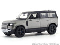 2022 Land Rover Defender 110 silver 1:24 Bburago licensed diecast Scale Model car