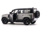 2022 Land Rover Defender 110 silver 1:24 Bburago licensed diecast Scale Model car