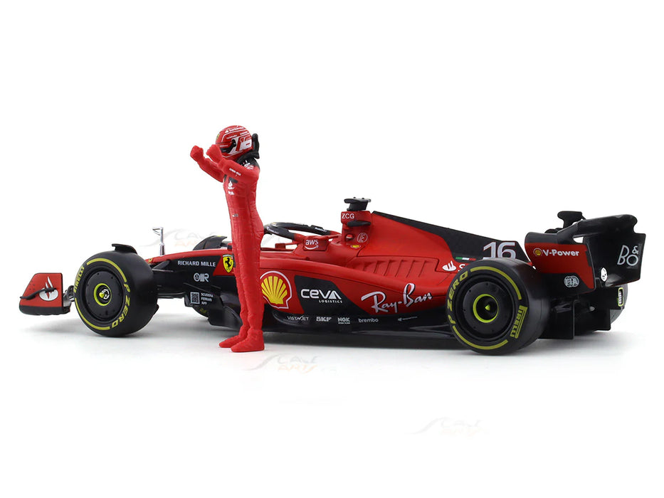 2023 Ferrari SF-23 #16 Charles Leclerc 1:24 Bburago licensed diecast Scale Model car collectible