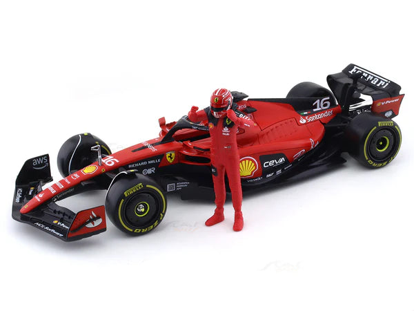 2023 Ferrari SF-23 #16 Charles Leclerc 1:24 Bburago licensed diecast Scale Model car collectible