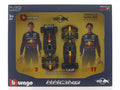 2024 Oracle Red Bull RB20 set of 2 cars 1:43 Bburago Formula 1 diecast scale model car