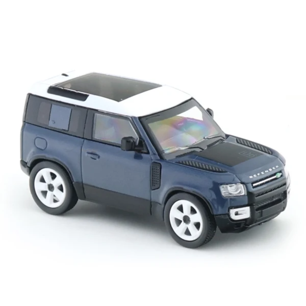 Land Rover Defender 90 Blue 1:64 Shadow Diecast Model Car | Off-Road Adventure Collectible | Buy in India