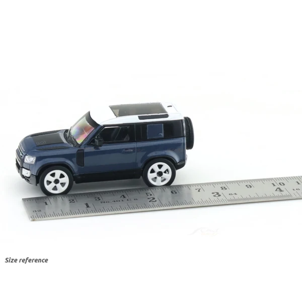 Land Rover Defender 90 Blue 1:64 Shadow Diecast Model Car | Off-Road Adventure Collectible | Buy in India