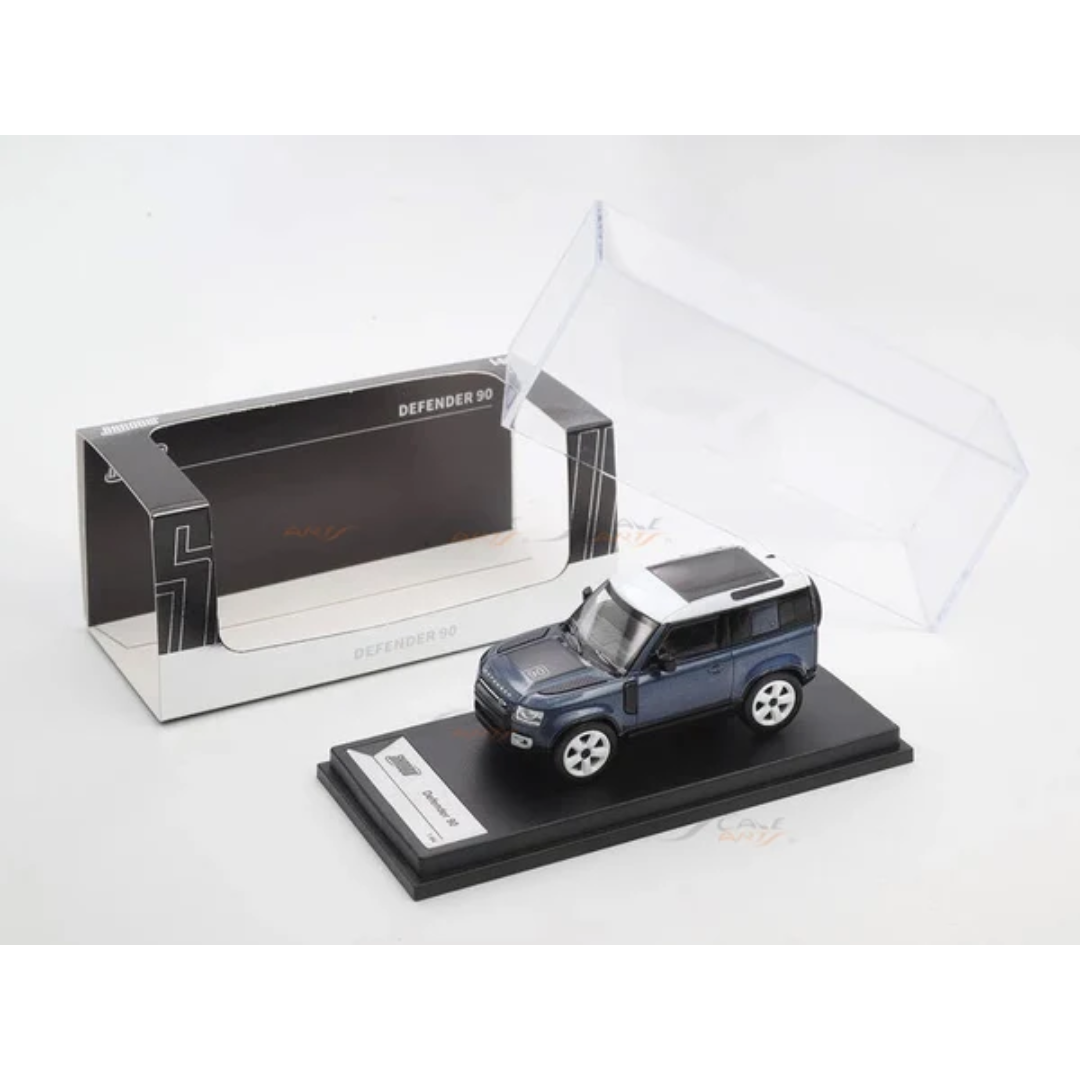 Land Rover Defender 90 Blue 1:64 Shadow Diecast Model Car | Off-Road Adventure Collectible | Buy in India