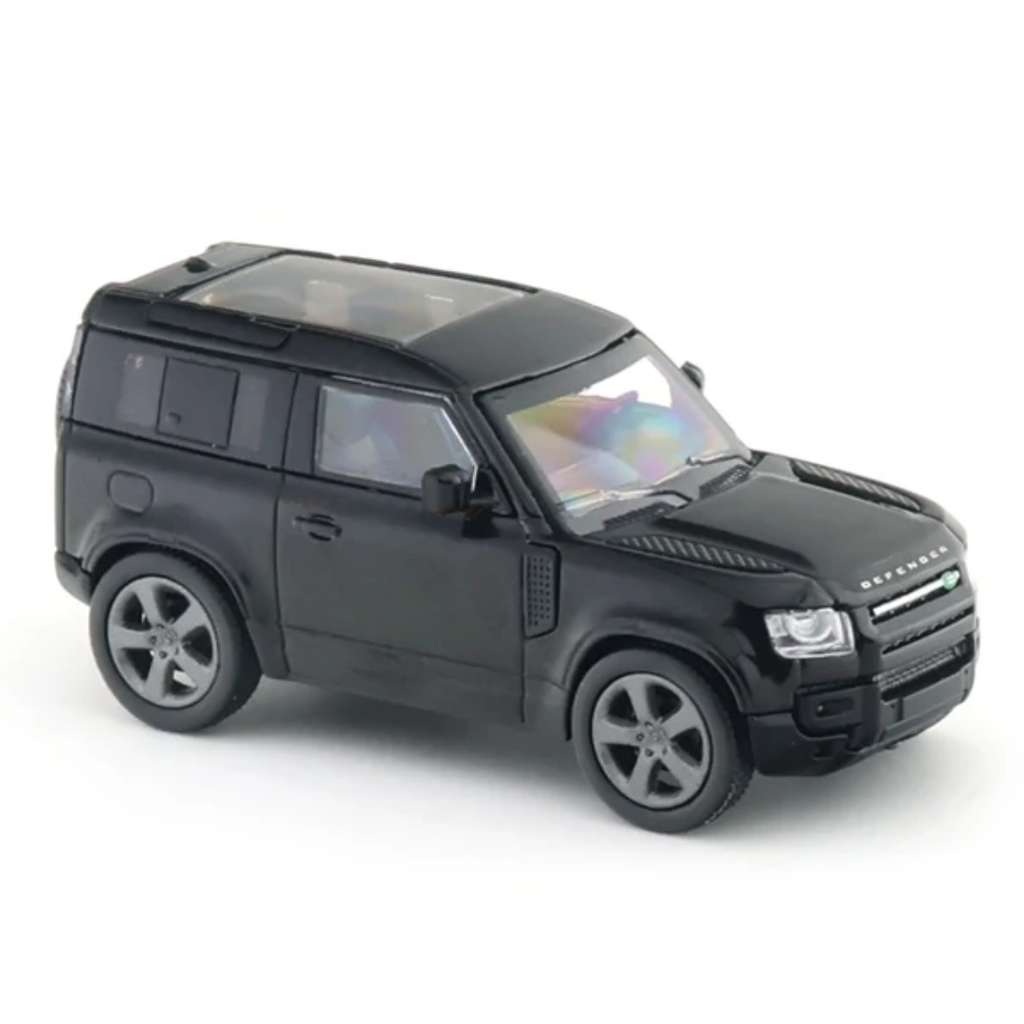 Land Rover Defender 90 Black 1:64 Shadow Diecast Model Car | Off-Road Adventure Collectible | Buy in India