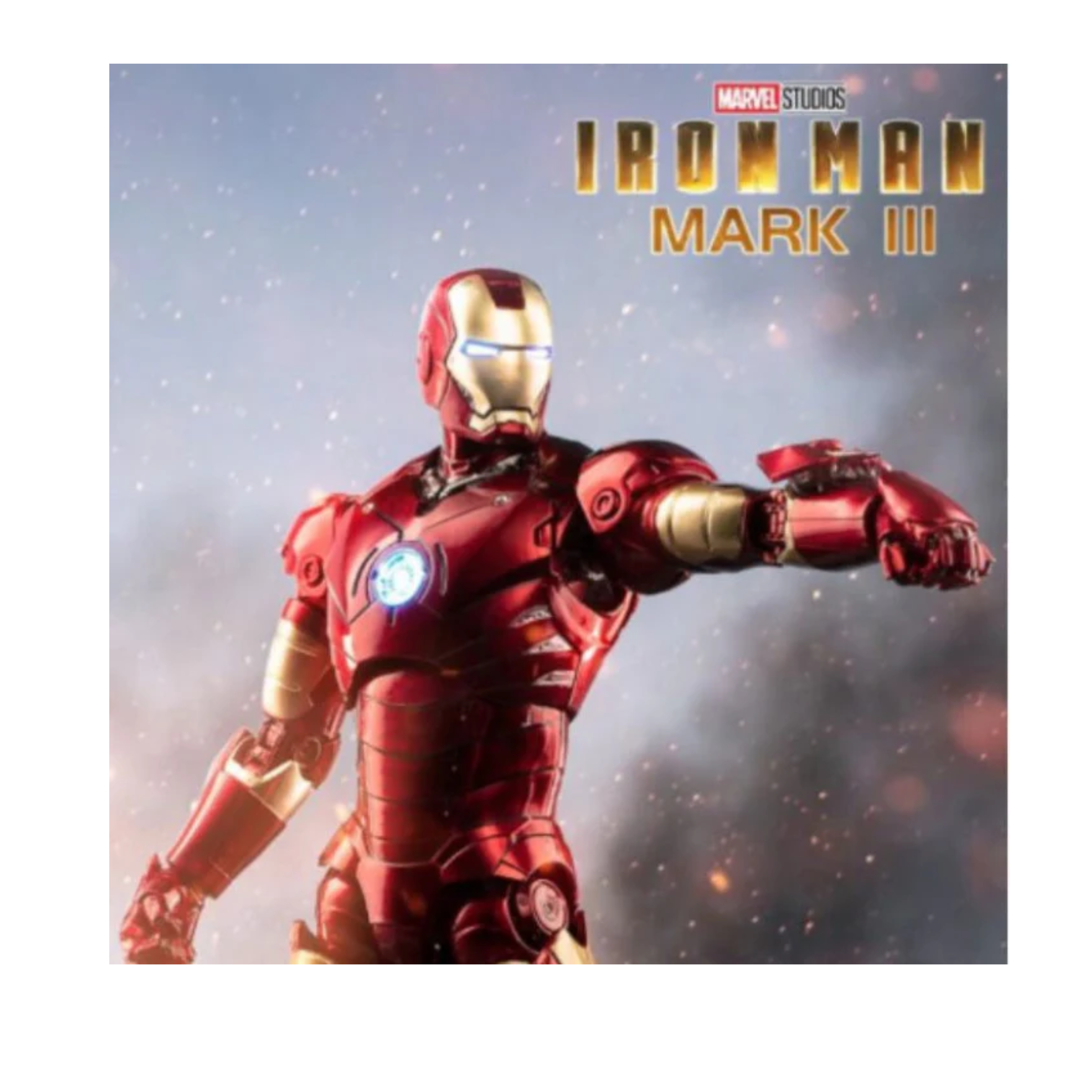 ZD Toys Marvel Iron Man MK 3 Luminous Version Action Figures 7 Inch Scale 1:10 Regular price
