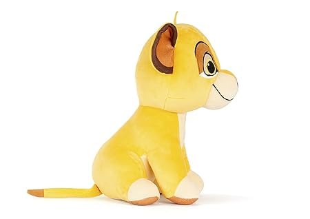 Simba Yellow Stuffed Soft Cute Plush Animal Toy Huggable Decorative and Gift Item Cuddly