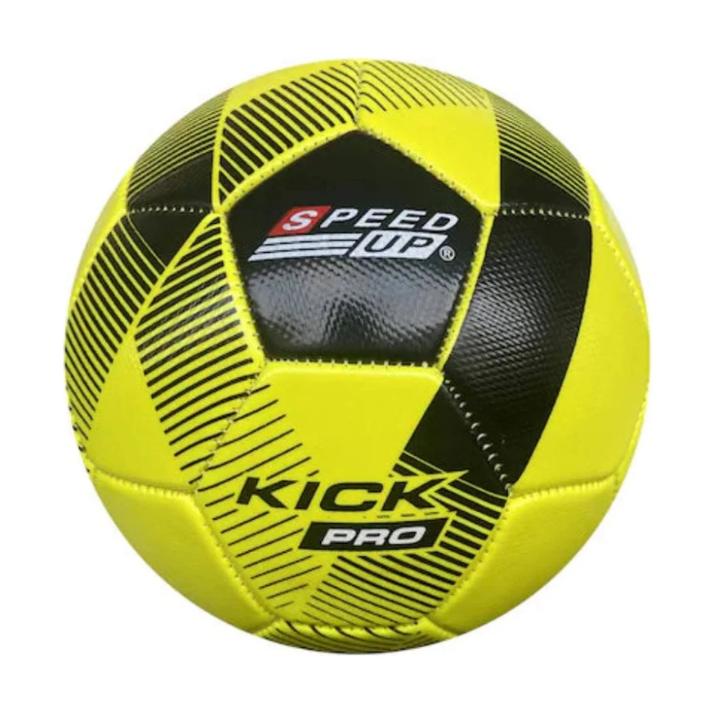 SPEED-UP Kick Pro Football Size 5 for Men & Women (Yellow, Size 5)