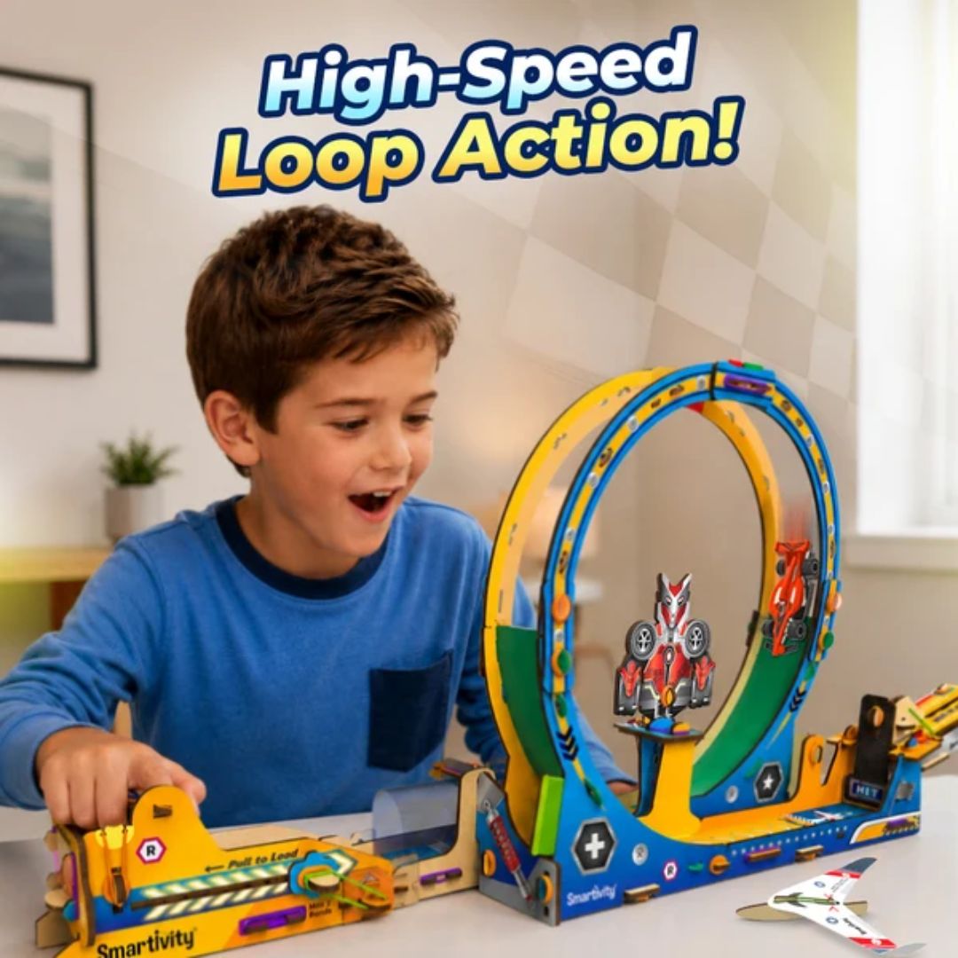 High-Speed Race Car Track with Loop | Ages 6 - 12 years