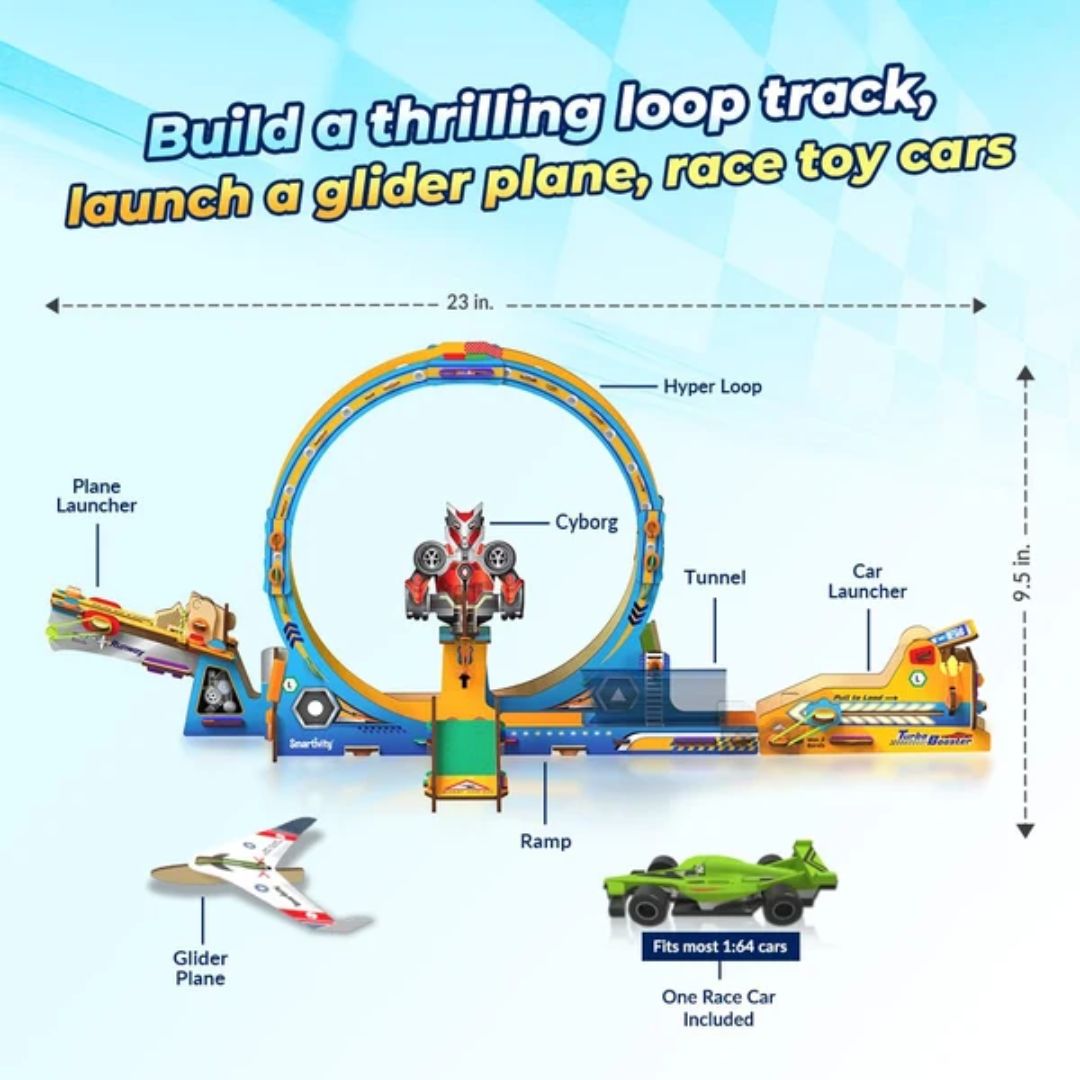 High-Speed Race Car Track with Loop | Ages 6 - 12 years