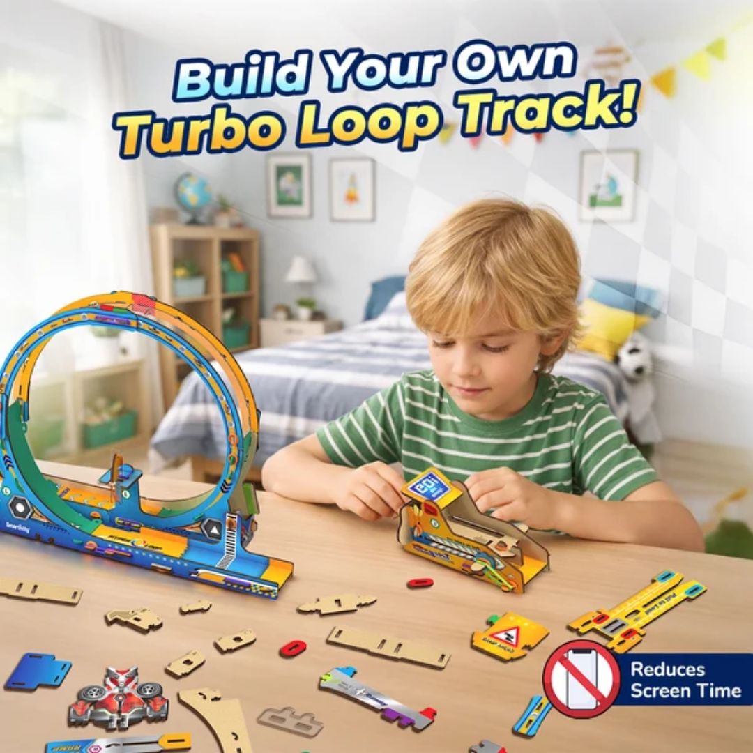 High-Speed Race Car Track with Loop | Ages 6 - 12 years
