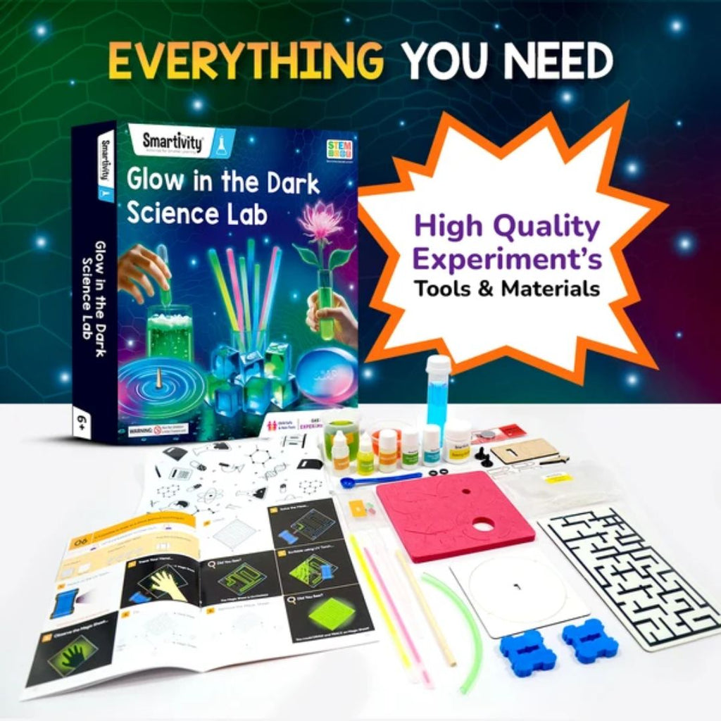 Glow in the Dark Science Lab | 6-10 Years | DIY Science Experiments