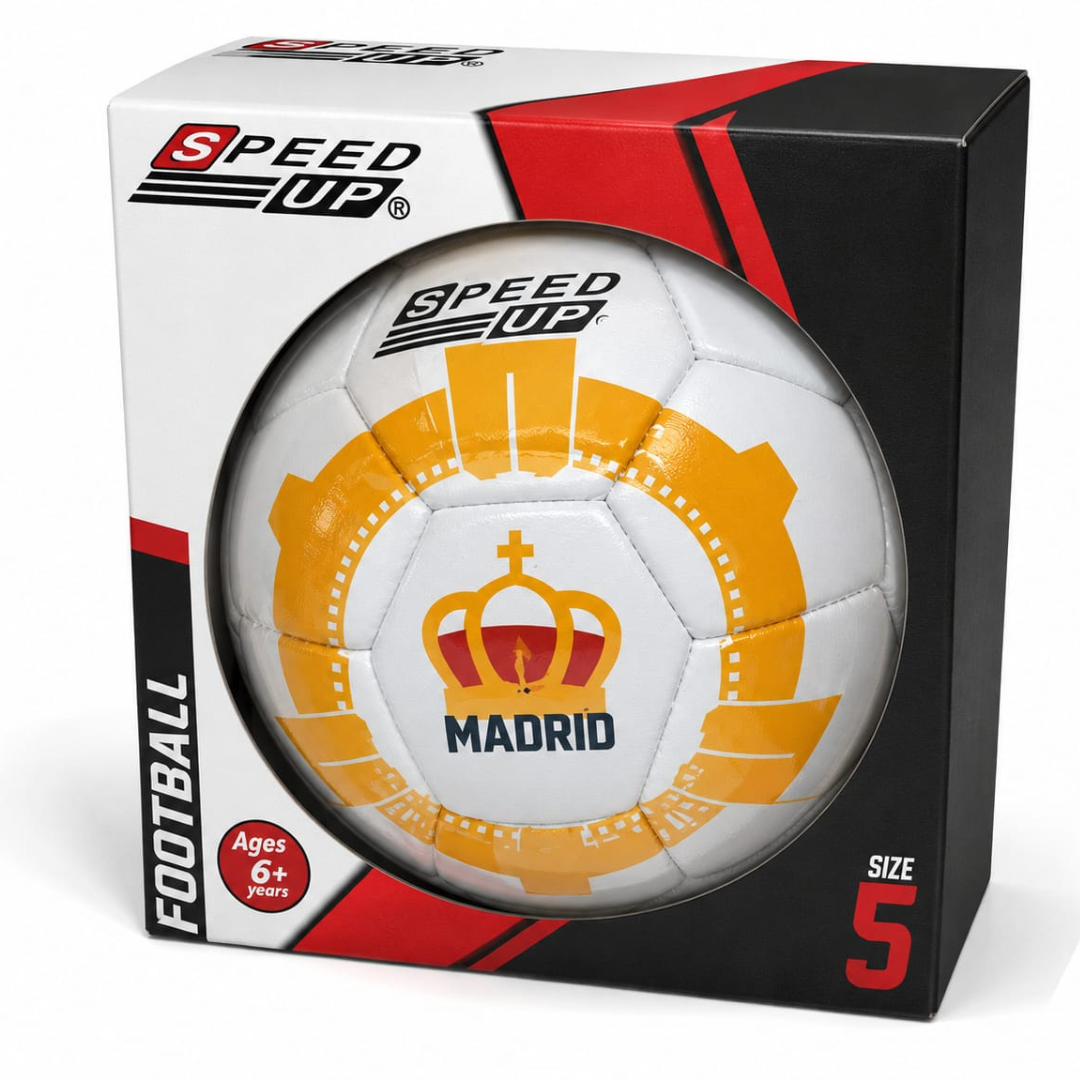 Speed Up Madrid Fan Club Football Size 5