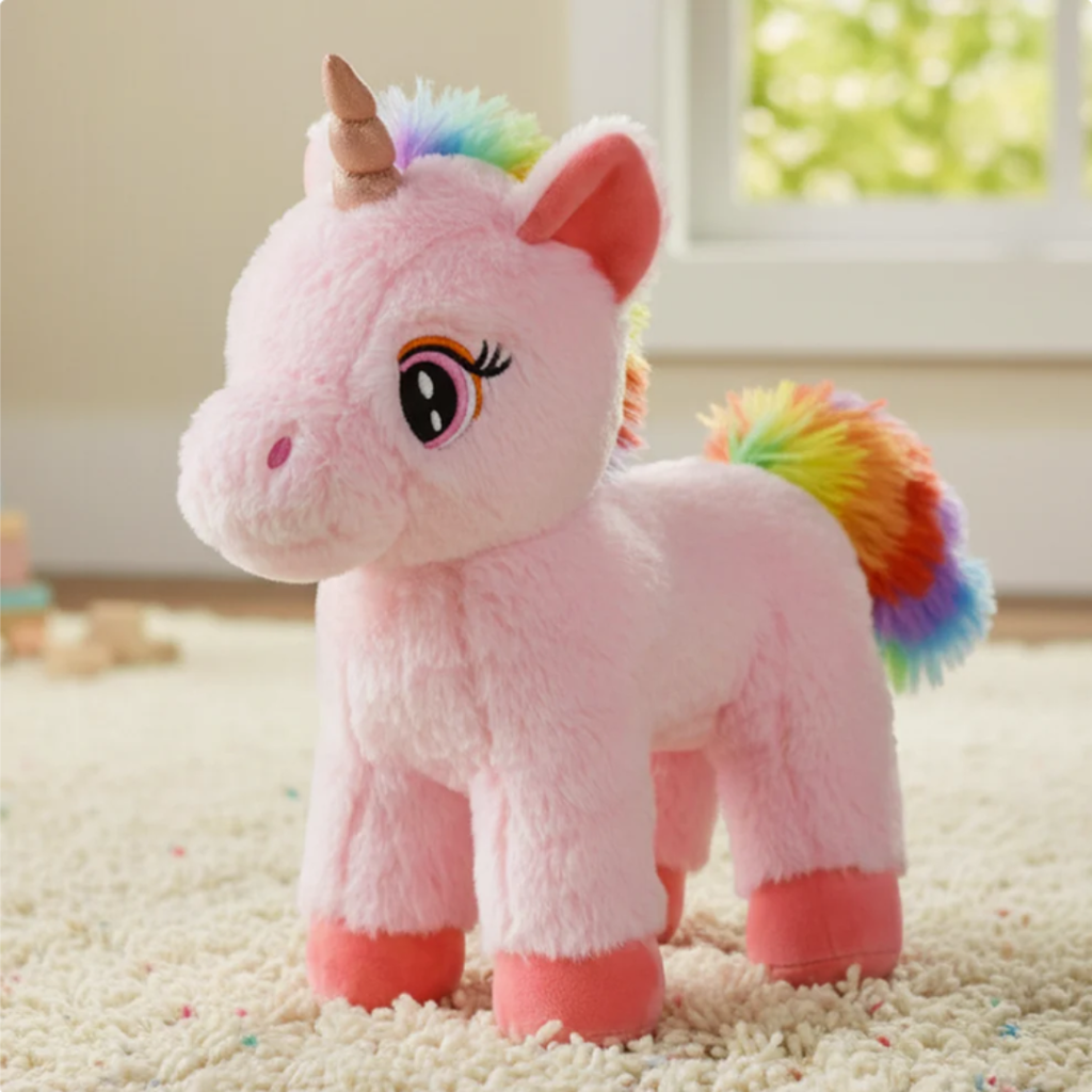 Mirada Standing Unicorn Toy - Pink – 32cm