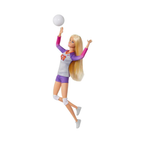 Barbie Doll & Accessories, Made to Move™ Career Volleyball Player Doll with Uniform and Ball, HKT72