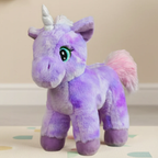 Mirada Standing Unicorn Toy - Purple – 32cm