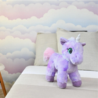 Mirada Standing Unicorn Toy - Purple – 32cm